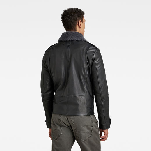 G star leather clearance jacket